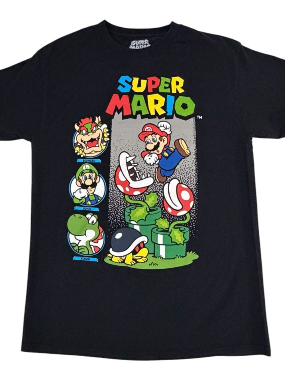 Super Mario Bros. Escape Jumping Plants T-Shirt Hot Topic Sz M